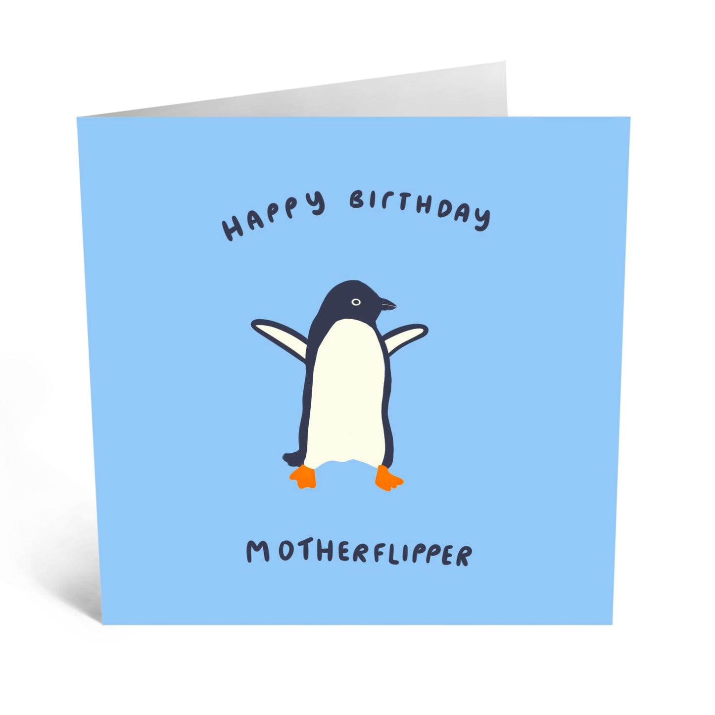 Birthday Card - 'Happy Birthday Motherflipper' - For Anyone Who Enjoys Humor and Fun - Bold and Playful Design - Perfect for Celebrating Birthdays with a Laugh - Comes with Fun Stickers by Central 23