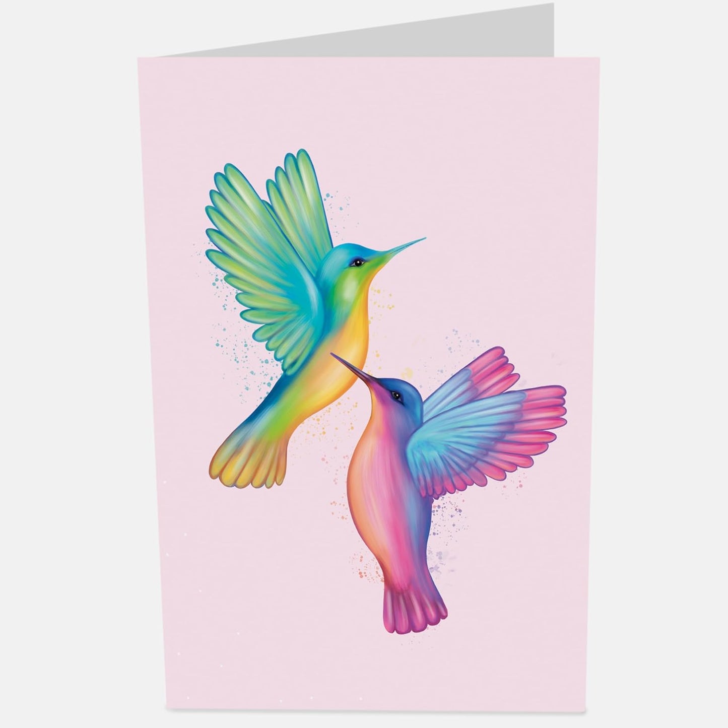 Cute Pop Up Card - Hummingbird - For Men Women Him Her