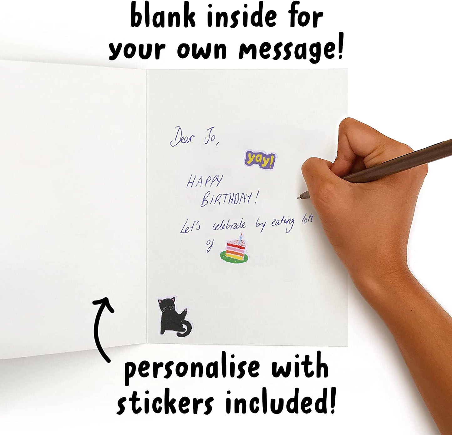 Funny Anniversary Card - How You Put Up With Me - For Men Women Him Her Couple