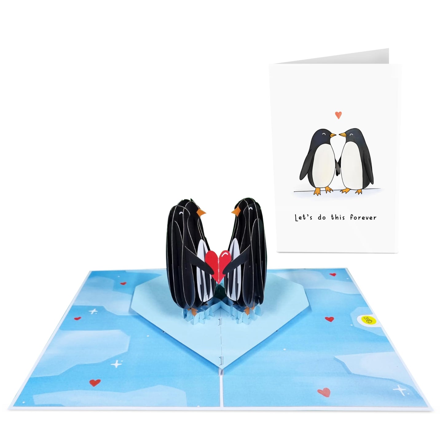 Cute Pop Up Card - Let's Do This Forever - For Men Women Him Her