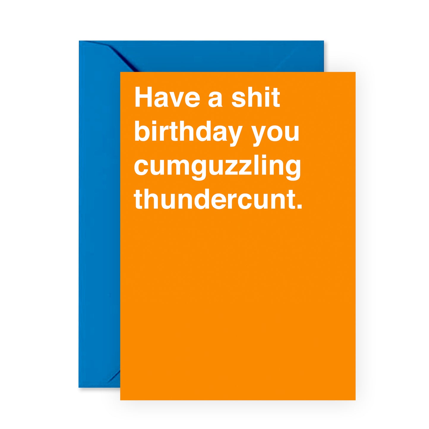 Funny Birthday Card - Thunderc*nt - For Men Him