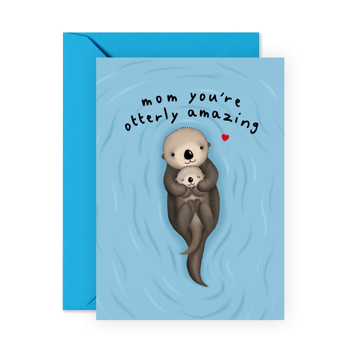Mom Birthday Card - Otterly Amazing - For Women