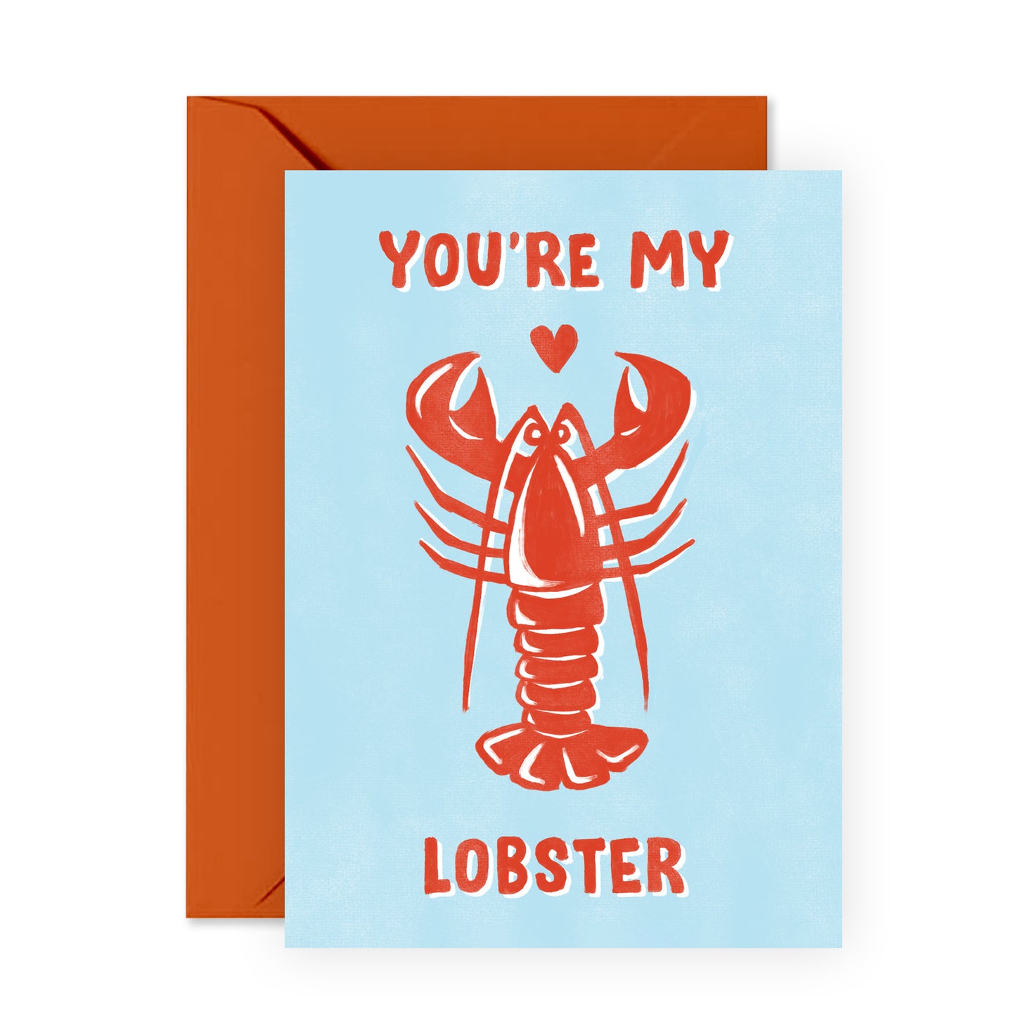 Cute Anniversary Card - You’re My Lobster - For Men Women Him Her