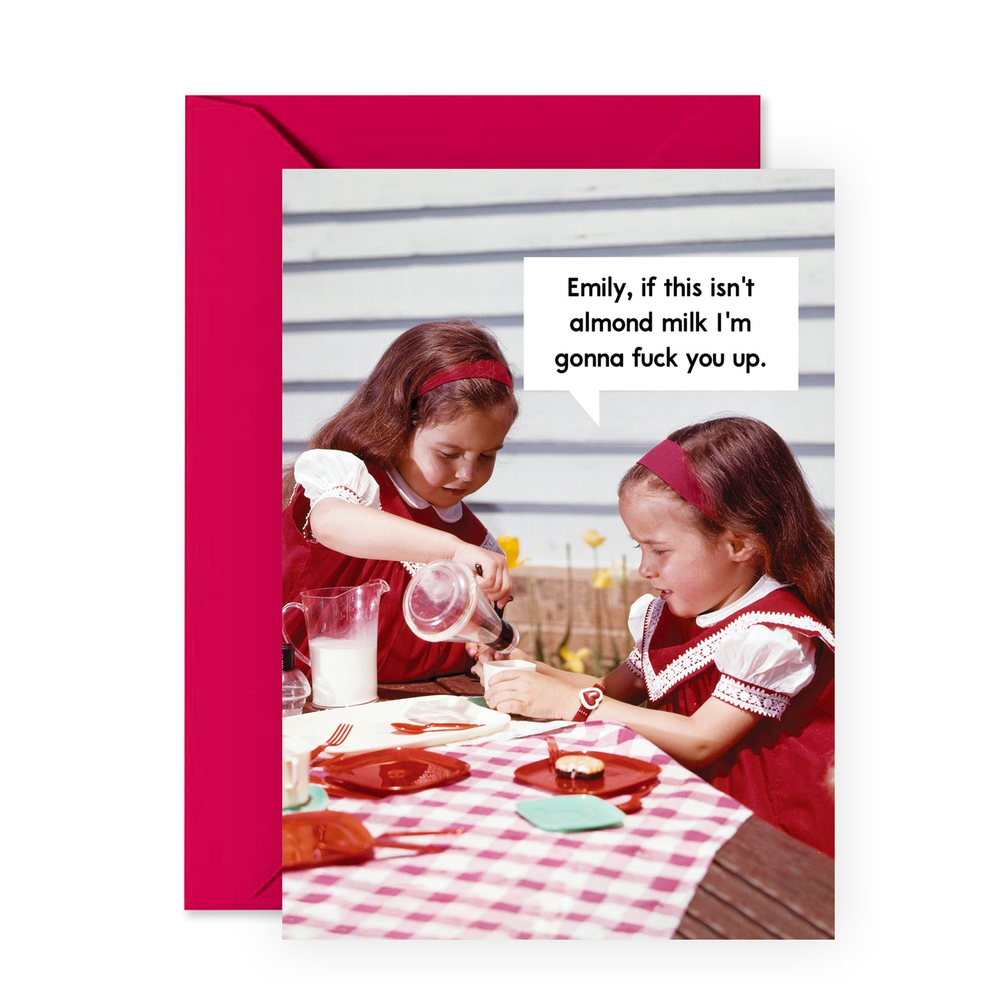 Funny All Occasion Card - If This Isn’t Almond Milk - For Women Her