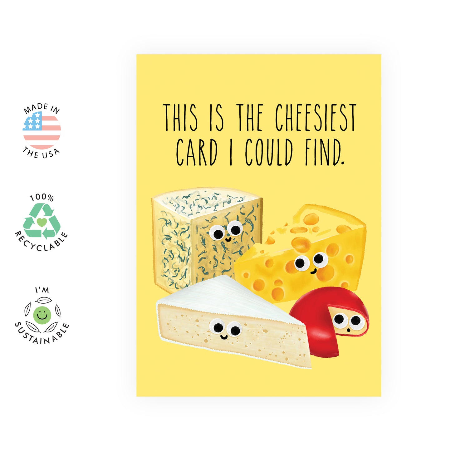 Funny Anniversary Card - This Is The Cheesiest Card I Could Find - For Men Women Him Her