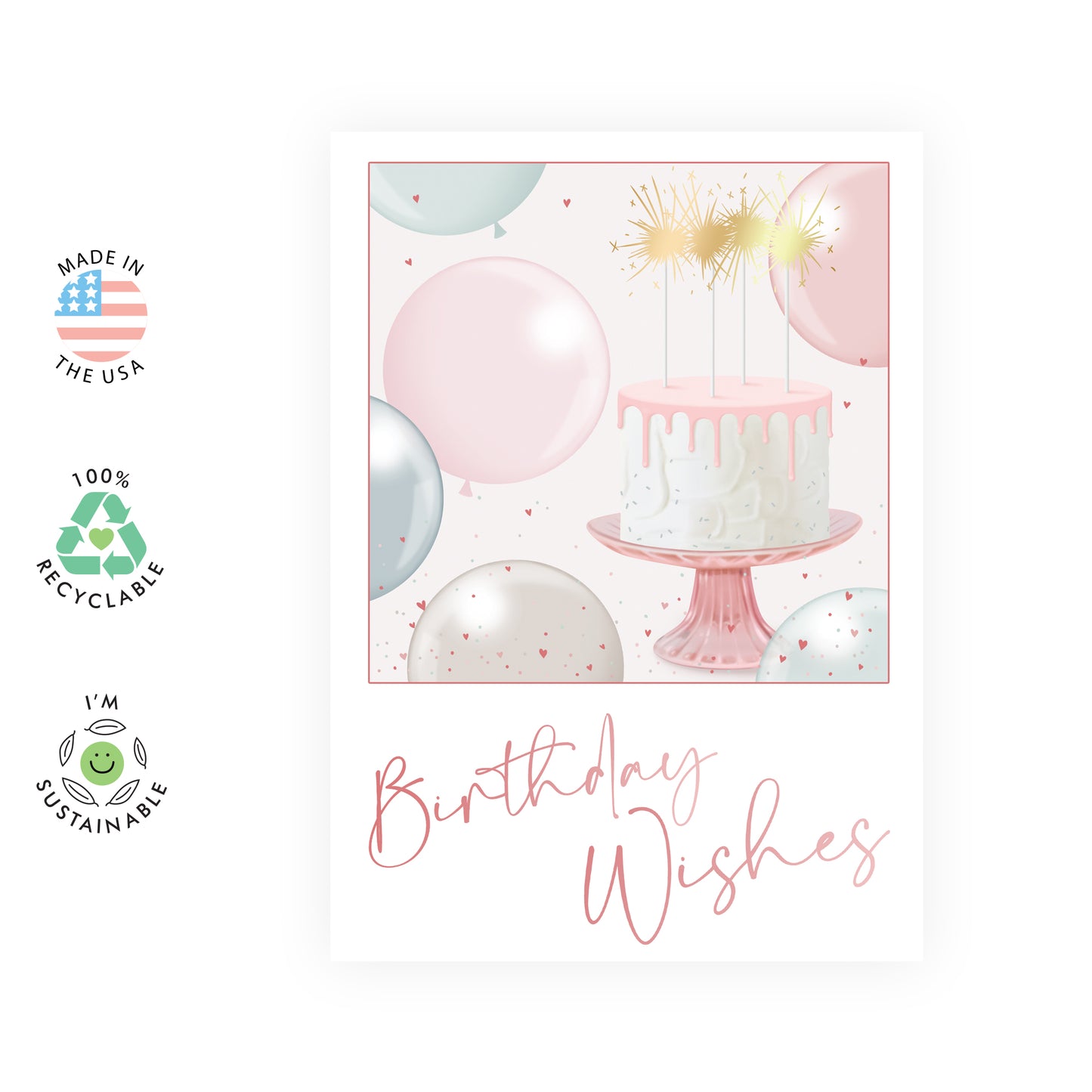 Pretty Birthday Card - Birthday Wishes - For Women Her