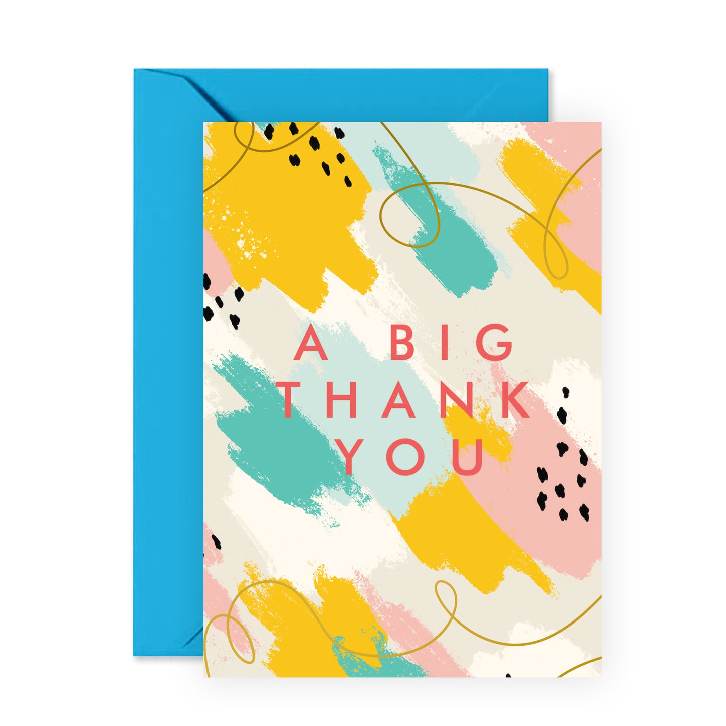 Thank You Card - A Big Thank You - For Men Women