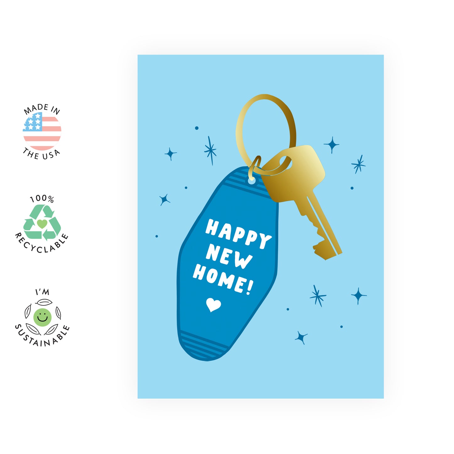 Congratulations Card - Happy New Home - For Men Women Him Her Friends