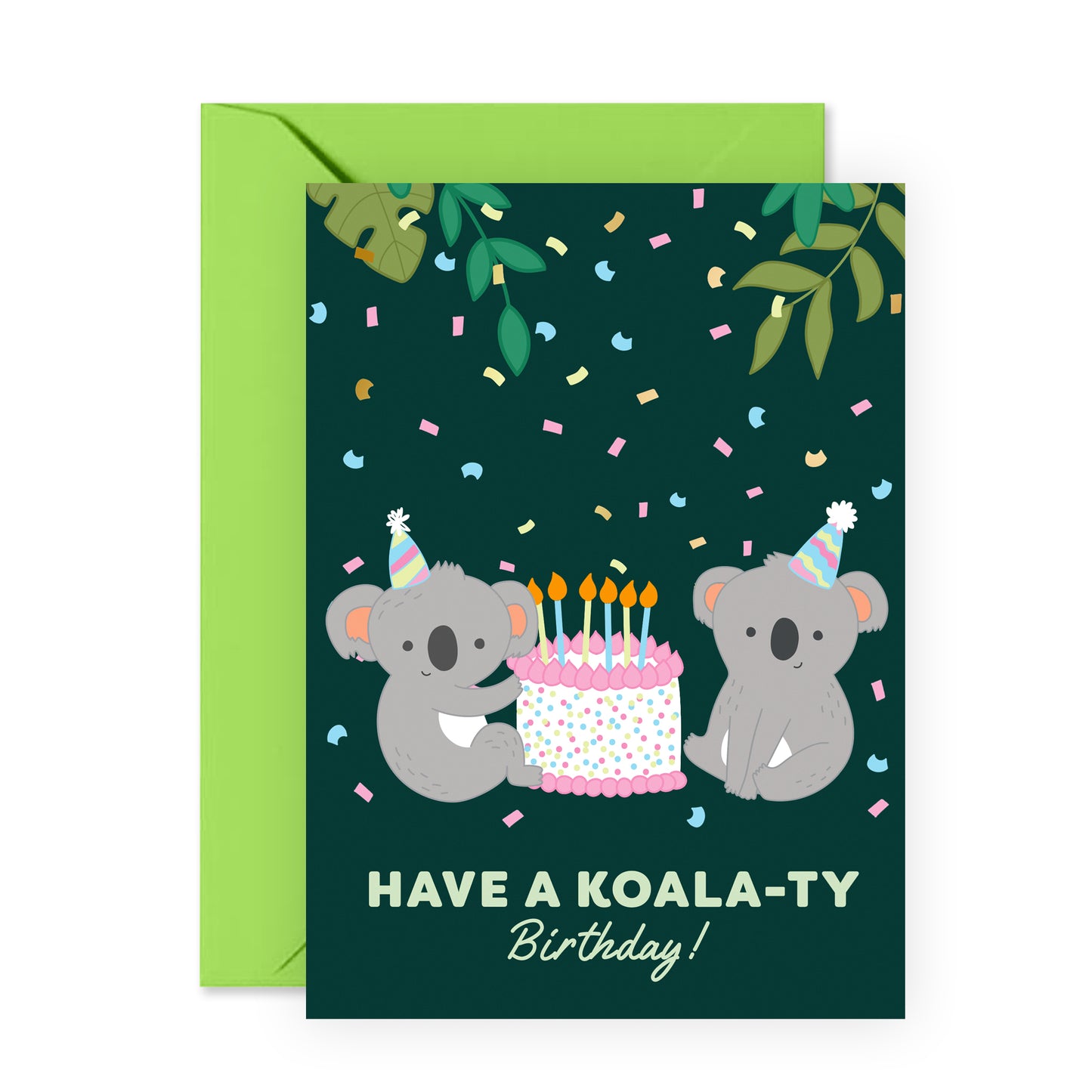 Cute Birthday Card - Have a Koala-ty Birthday - For Men Women Boys Girls