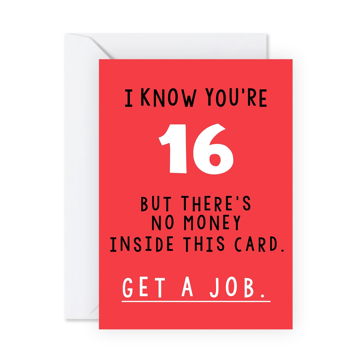16th Birthday Card - I Know You're 16 - For Boys Girls Teenagers