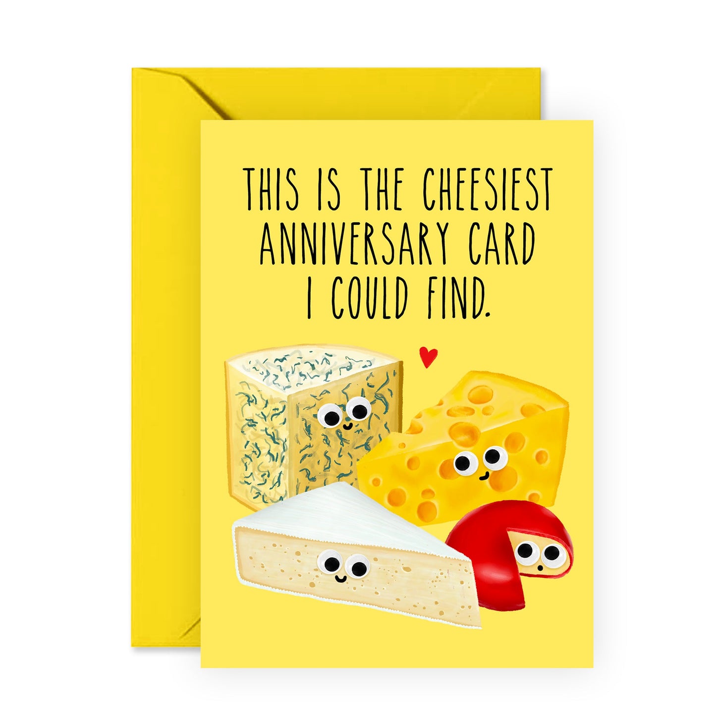 Cute Anniversary Card - Cheesiest Anniversary Card I Could Find - For Men Women Him Her