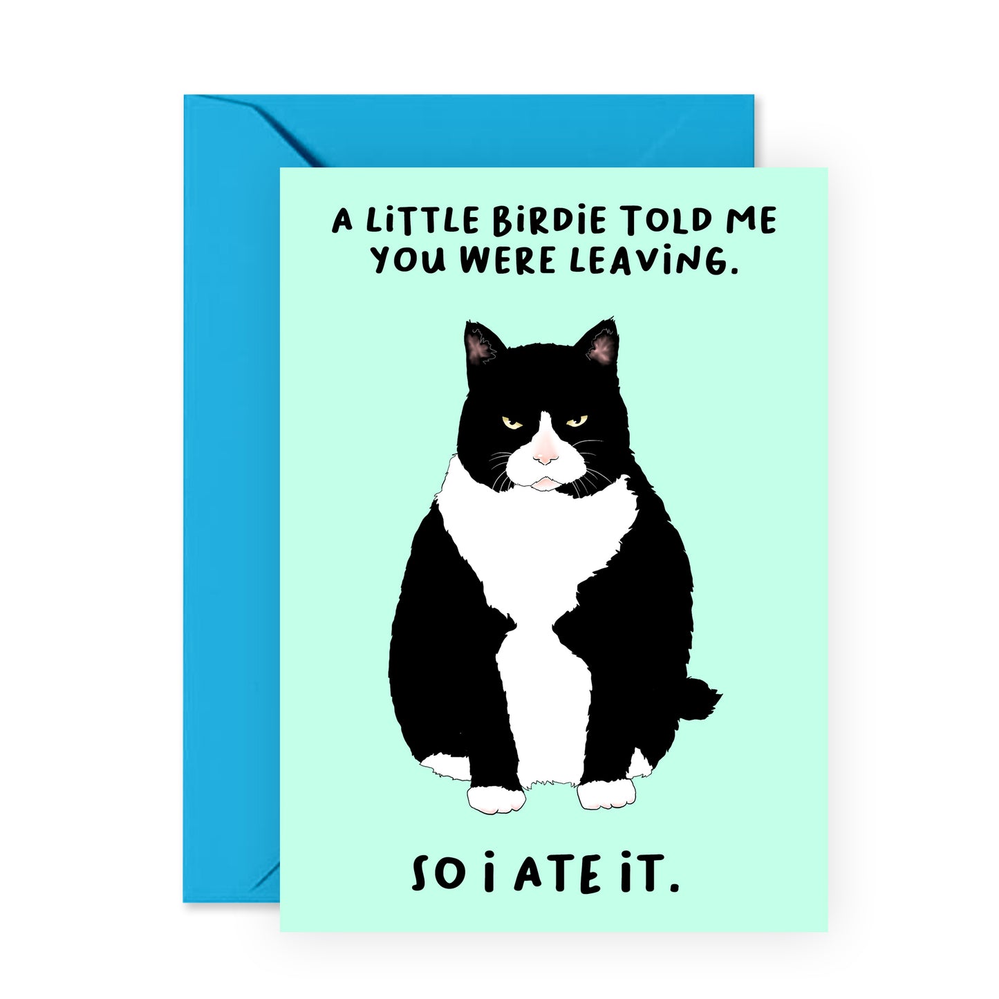 Funny Leaving Card - Little Birdie Leaving - For Men Women Him Her Colleague