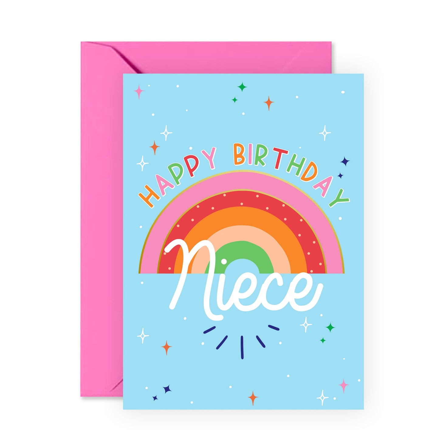 Cute Birthday Card - Happy Birthday Niece - For Women Girls