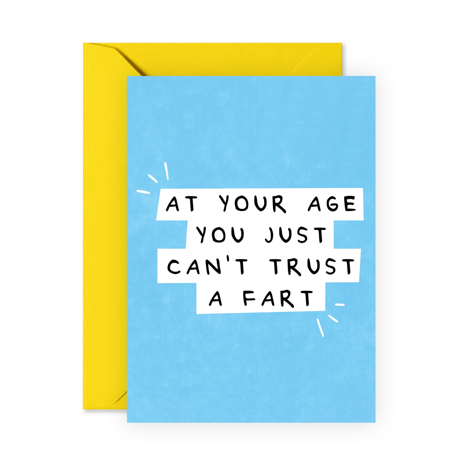 Funny Birthday Card - Trust A Fart - For Men Women Mom Dad