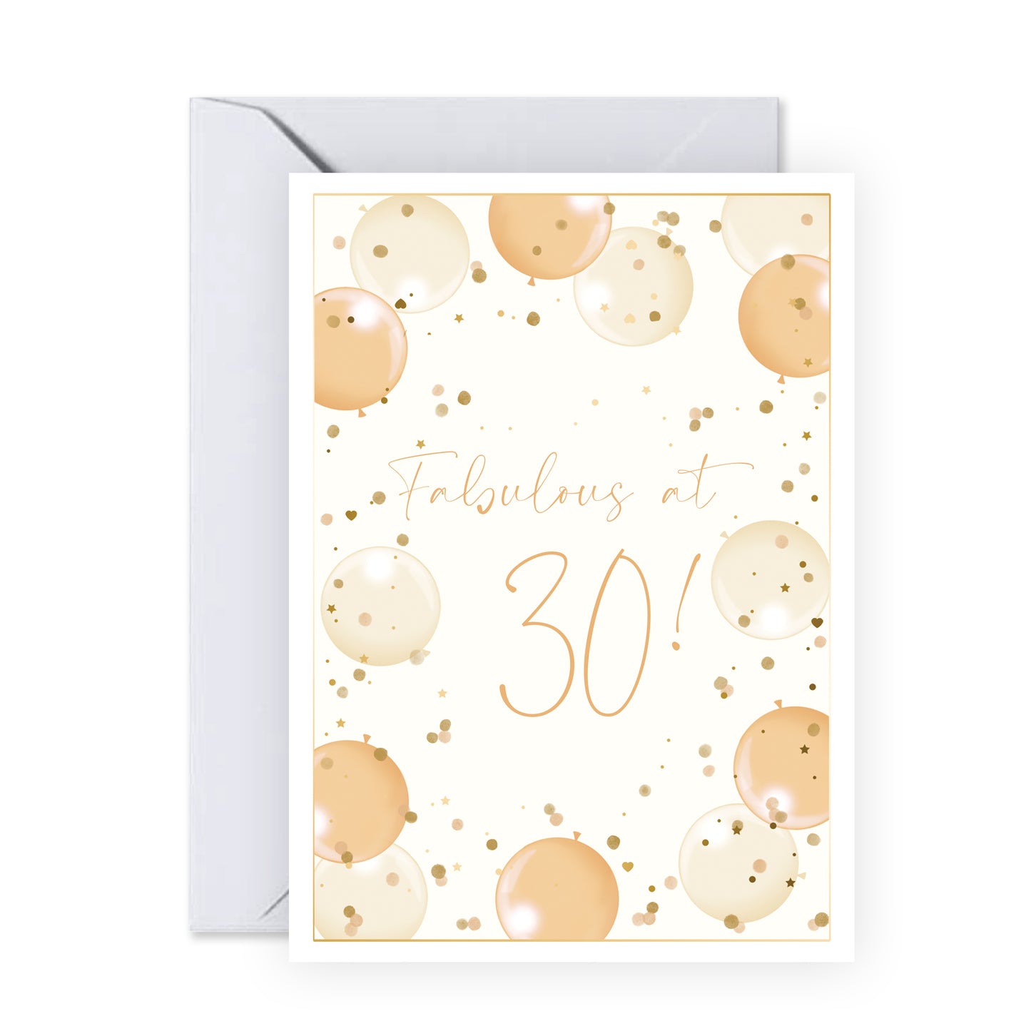 30th Birthday Card - Fabulous at 30 - For Women