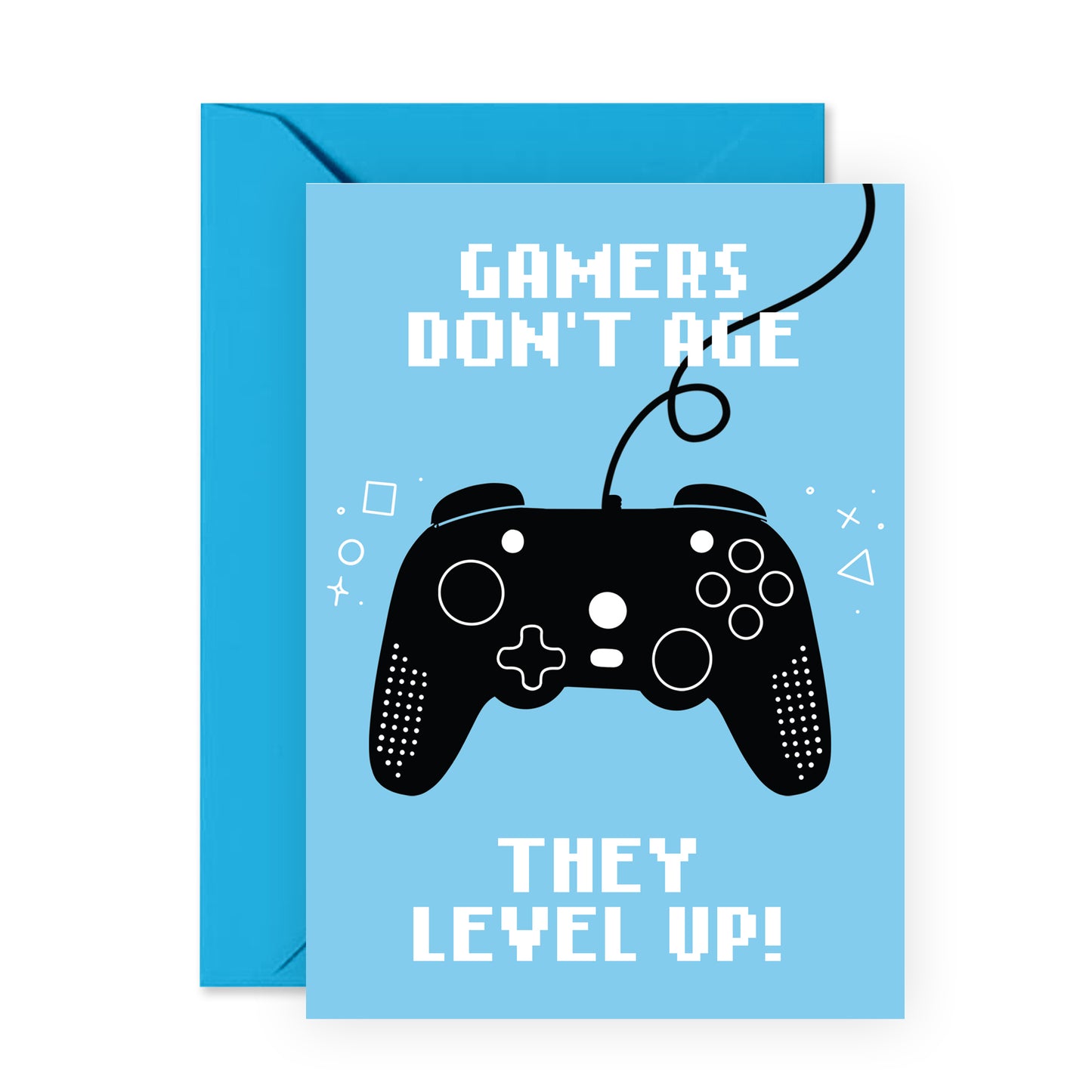 Fun Birthday Card - Gamers Don’t Age - For Men Women Him Her