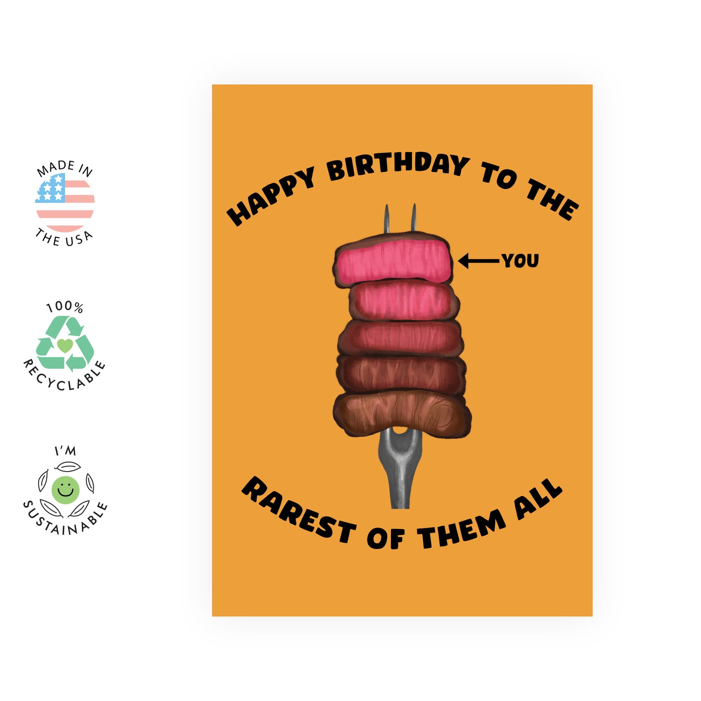 Funny Birthday Card - Rarest of Them All - For Men Women Him Her