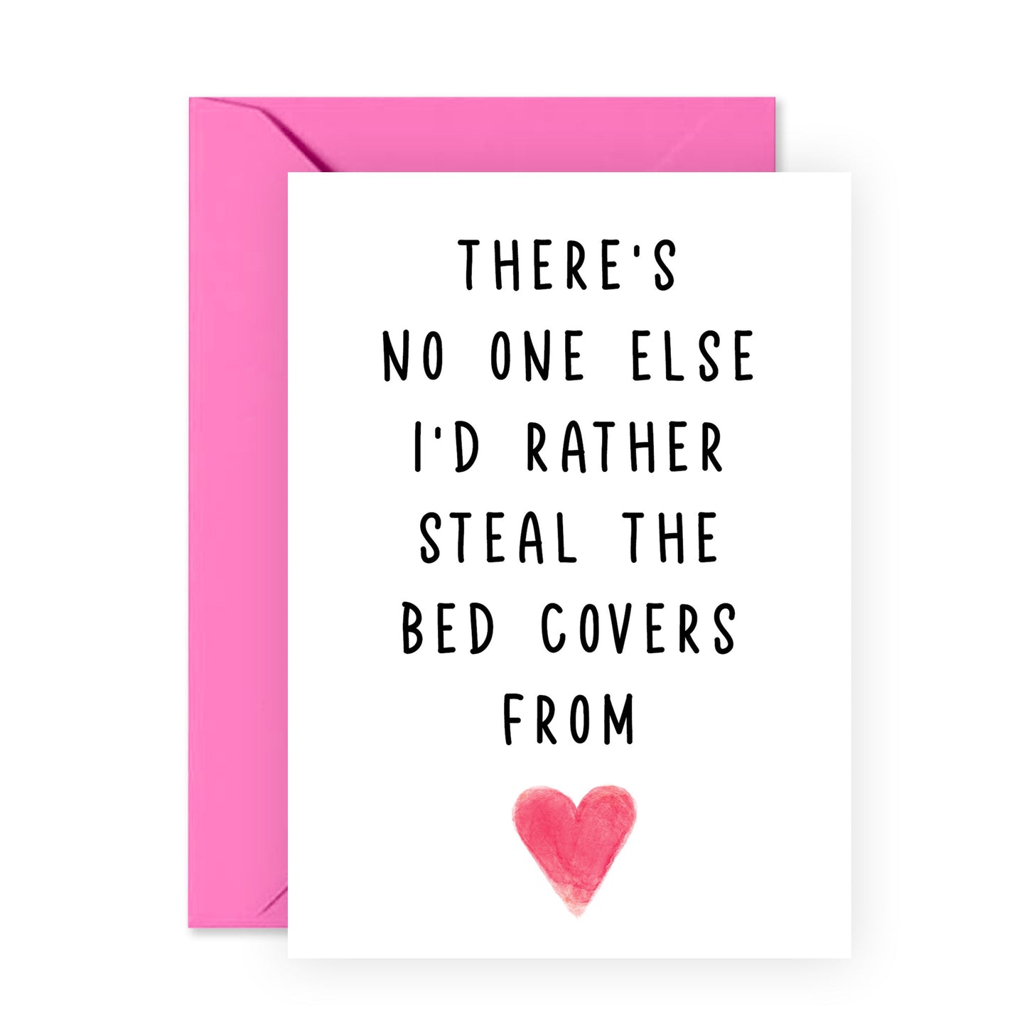 Funny Anniversary Card for Him Her - Steal The Bed Covers From - Funny Valentine's Day Card for Husband Wife - Anniversary or Valentines Card For Girlfriend Boyfriend Couple