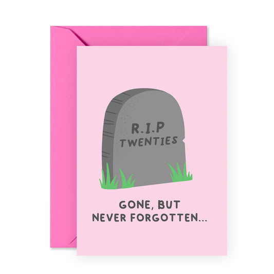 30th Birthday Card - RIP Twenties - For Men Women