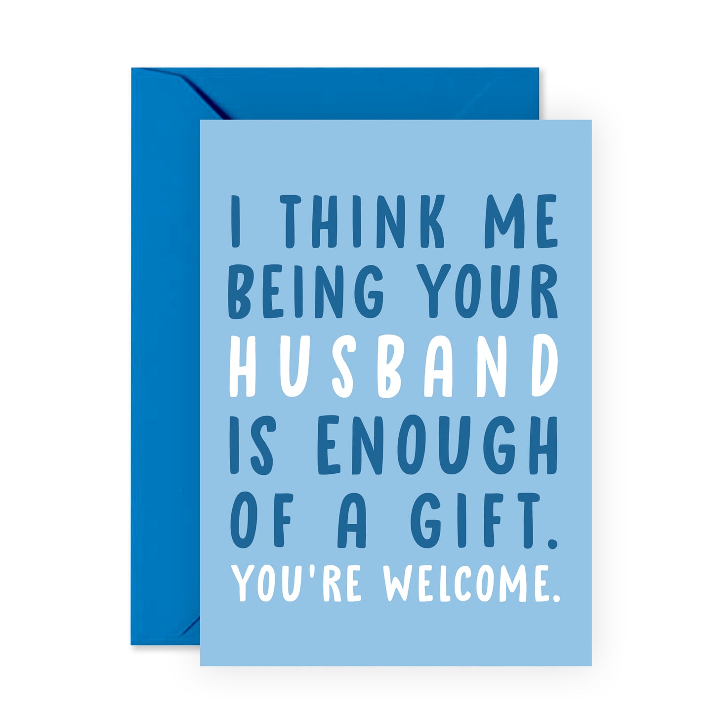 Wife Anniversary Card - Me Being Your Husband - For Women