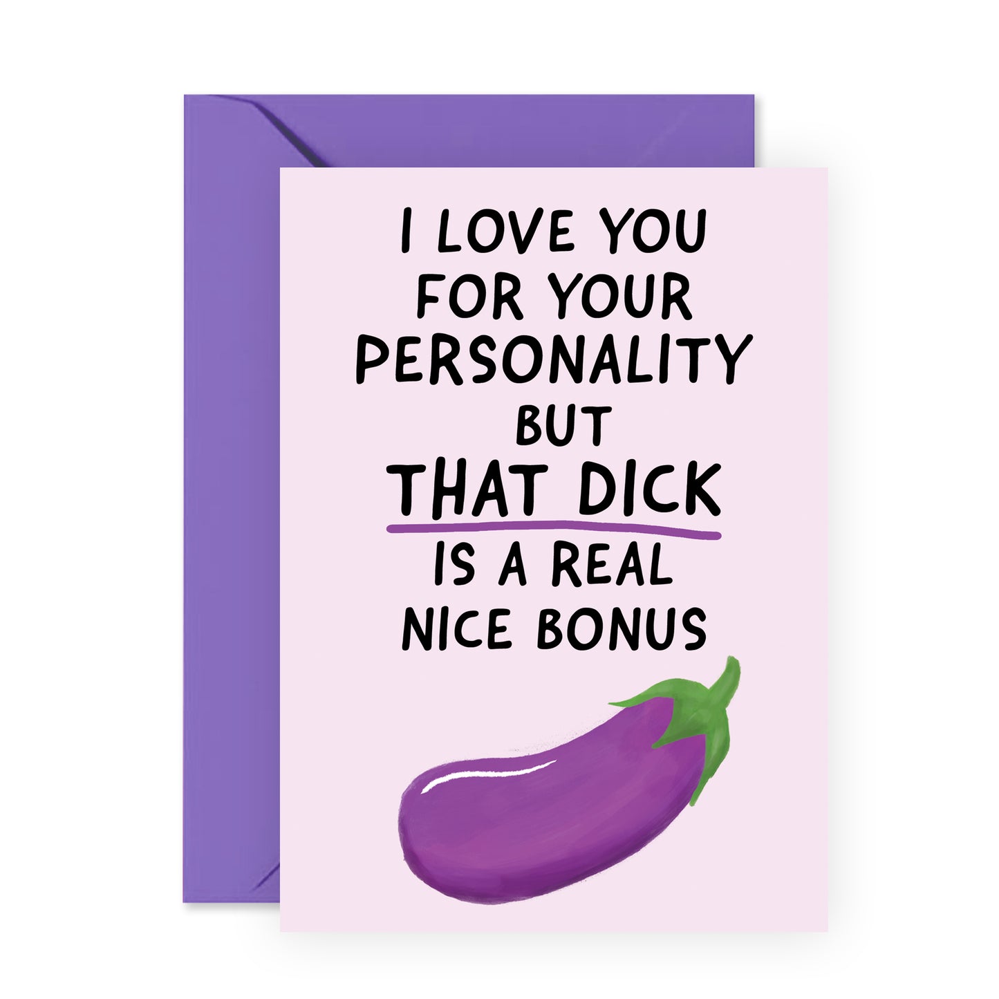 Funny Anniversary Card - Real Nice Bonus - For Men Boyfriend Husband