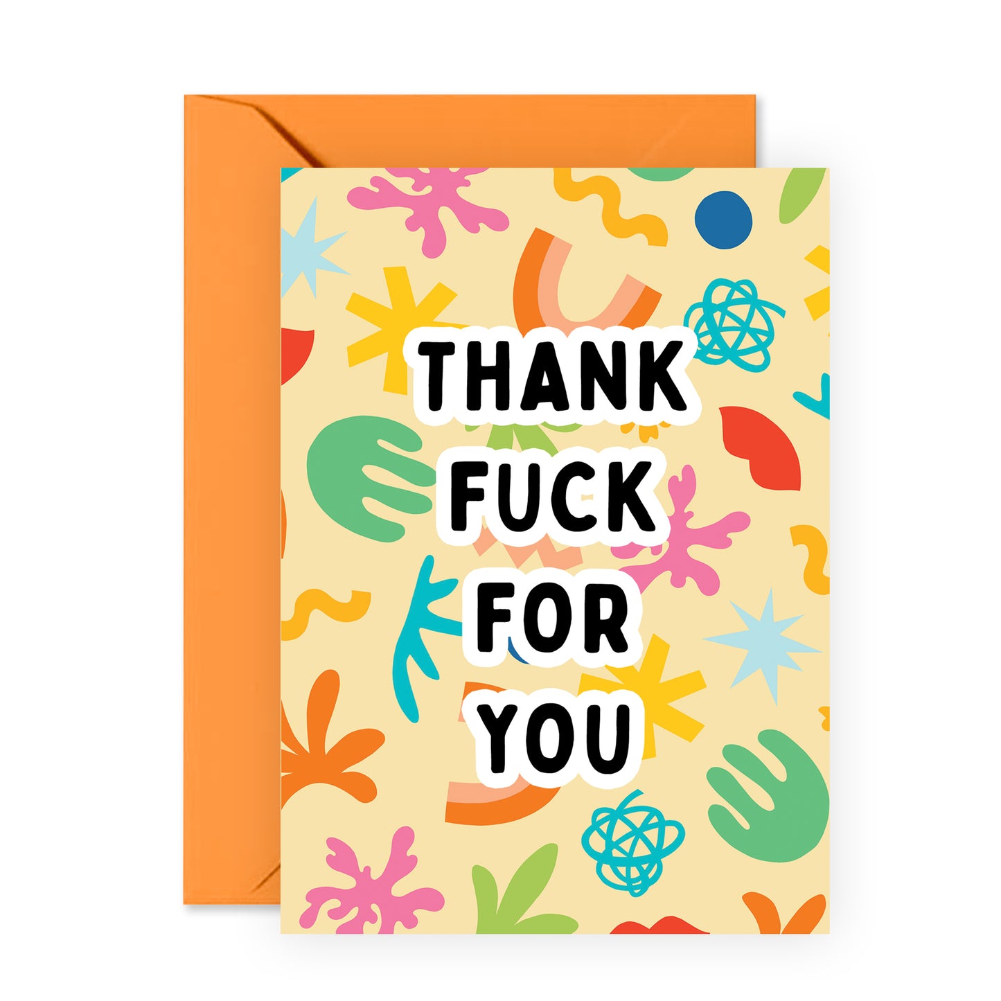 Thank You Card - Thank F*ck For You - For Men Women