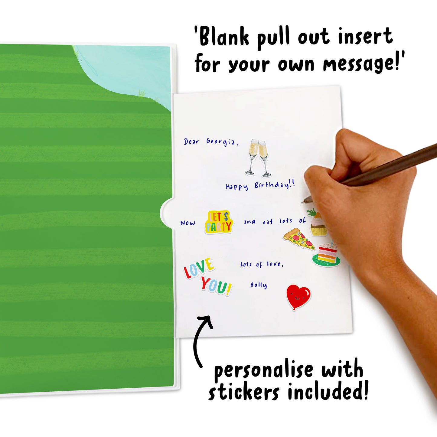 Sports Pop Up Card - Golf - For Men Women Boys Girls
