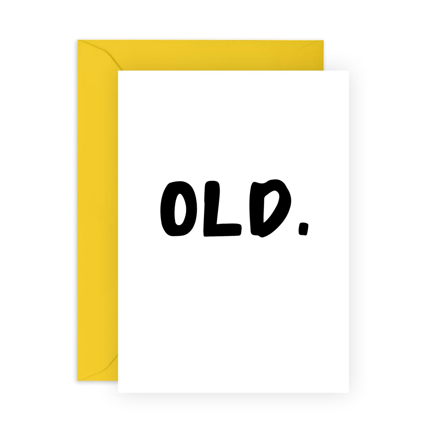 Mum Birthday Card - Old - Humour Banter Age Joke - Dad Gifts From Daughter - Funny Birthday Cards For Men Women - For Grandma Grandad - Comes With Stickers - By Central 23