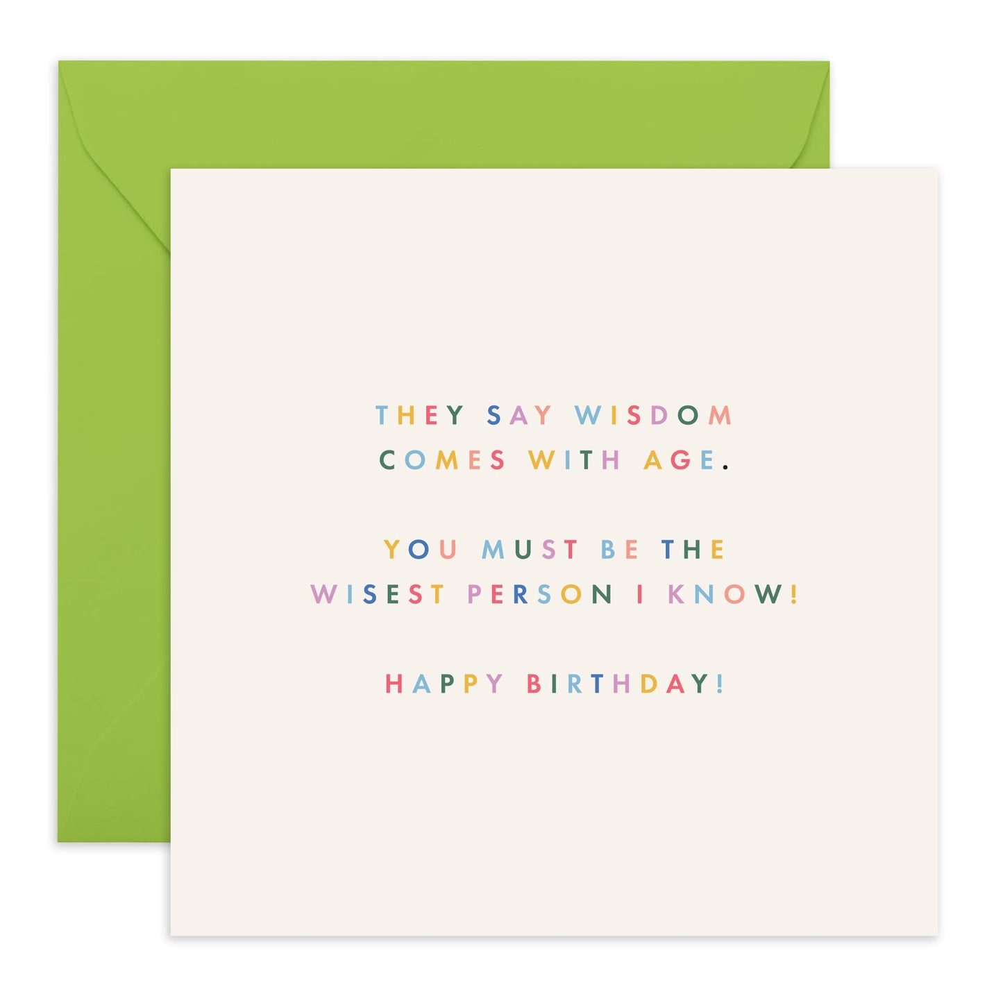Birthday Card For Him Her - They Say Wisdom Comes With Age - Rude Birthday Cards For Men Women - Gifts For Friend Bestfriend - From Friend Bff - Comes With Stickers By Central 23