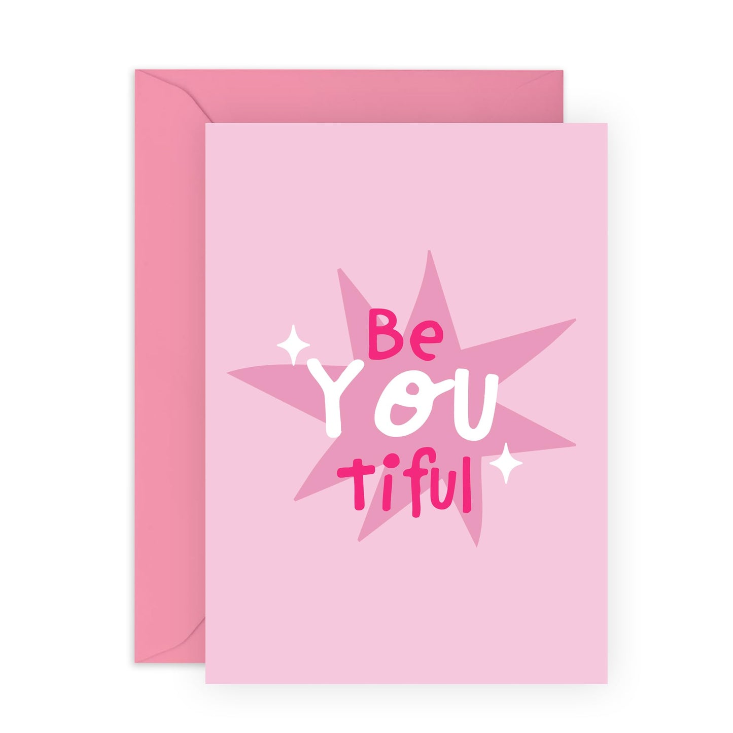 Greeting Cards For Women - Be YOU Tiful - Gifts For Female Friends - Sister Birthday Card - Nice Words Encouragement For Girls Daughter BFF - Comes With Stickers By Central 23