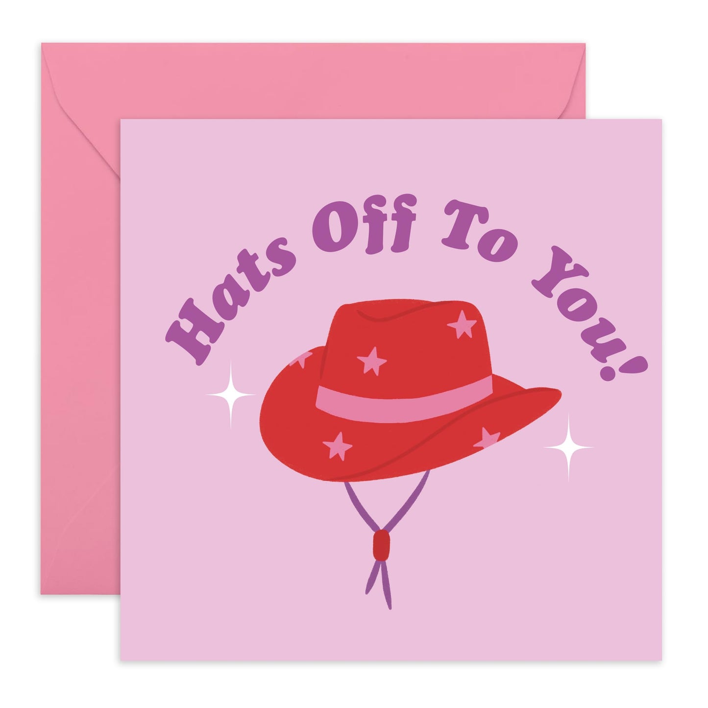 Congratulations Card - Hats Off To You - Good Job Card - Affirmation Cards - Graduation Promotion - Supportive Gifts For Her Him Son Daughter Best Friends - Comes With Fun Stickers By Central 23