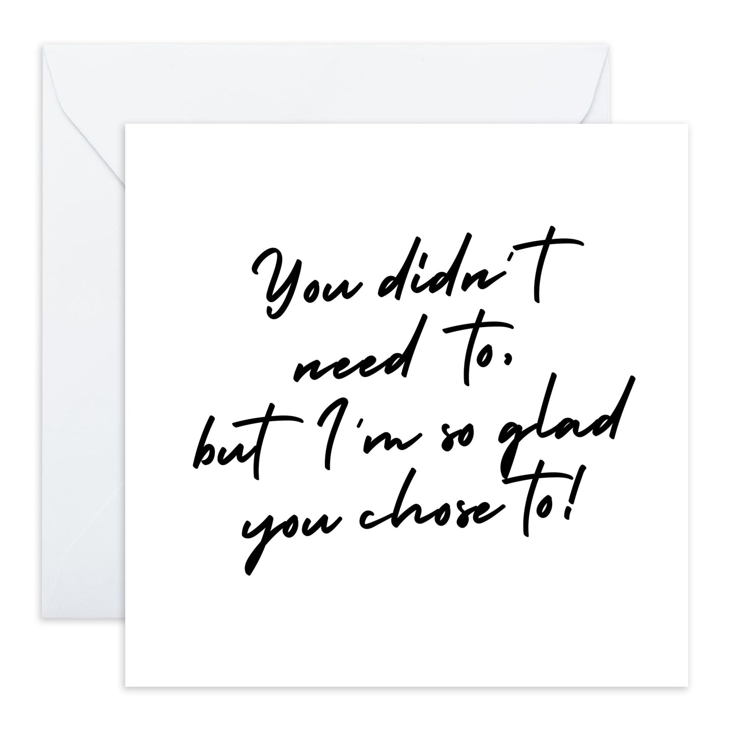 Thank You Note And Envelope - Sweet Thank You Card For Friends - Blank Cards For Birthday Wedding Baby Shower Bridal Shower - Appreciation Gifts For Friends Women - Comes With Stickers By Central 23