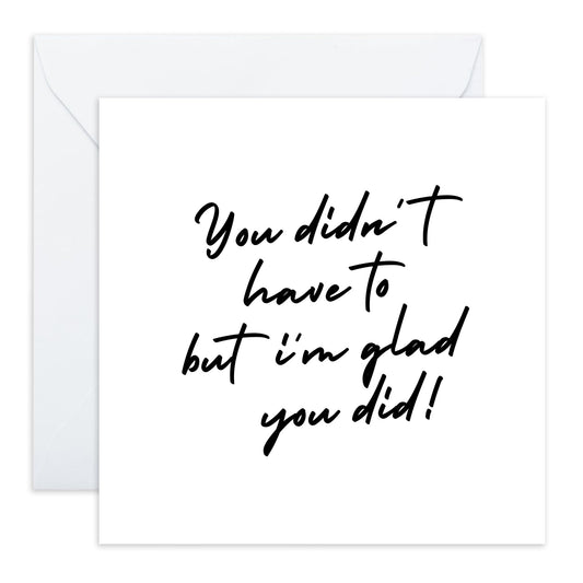 Thank You Card And Envelope - Sweet Thank You Note For Friends - Blank Cards For Birthday Wedding Baby Shower Bridal Shower - Appreciation Gifts For Friends Women - Comes With Stickers By Central 23