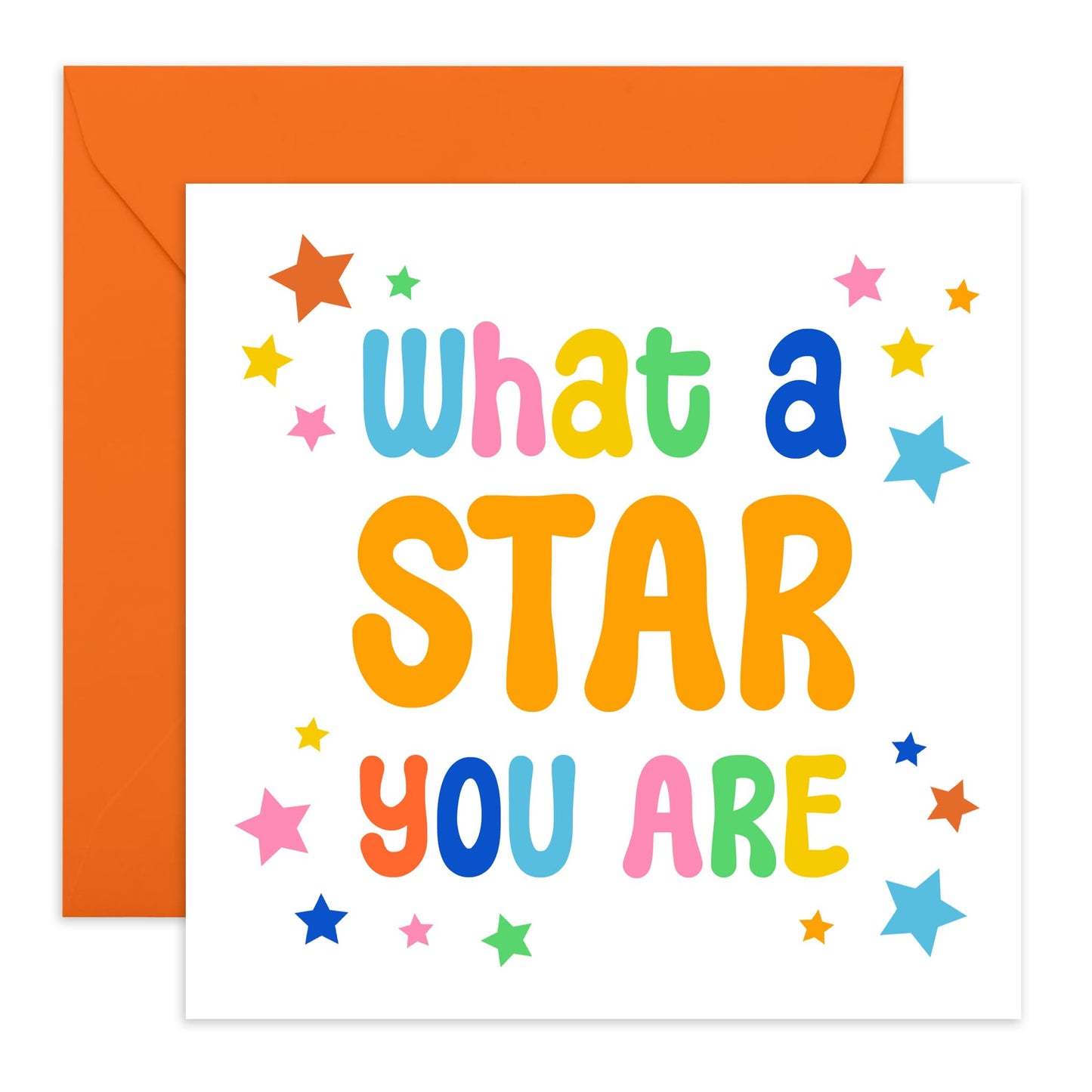 Birthday Cards For Brother Sister - What A Star You Are Rainbow - Birthday Cards For Her Him - Greeting Cards For Male Female - Best Friend Birthday Card - Comes With Fun Stickers By Central 23