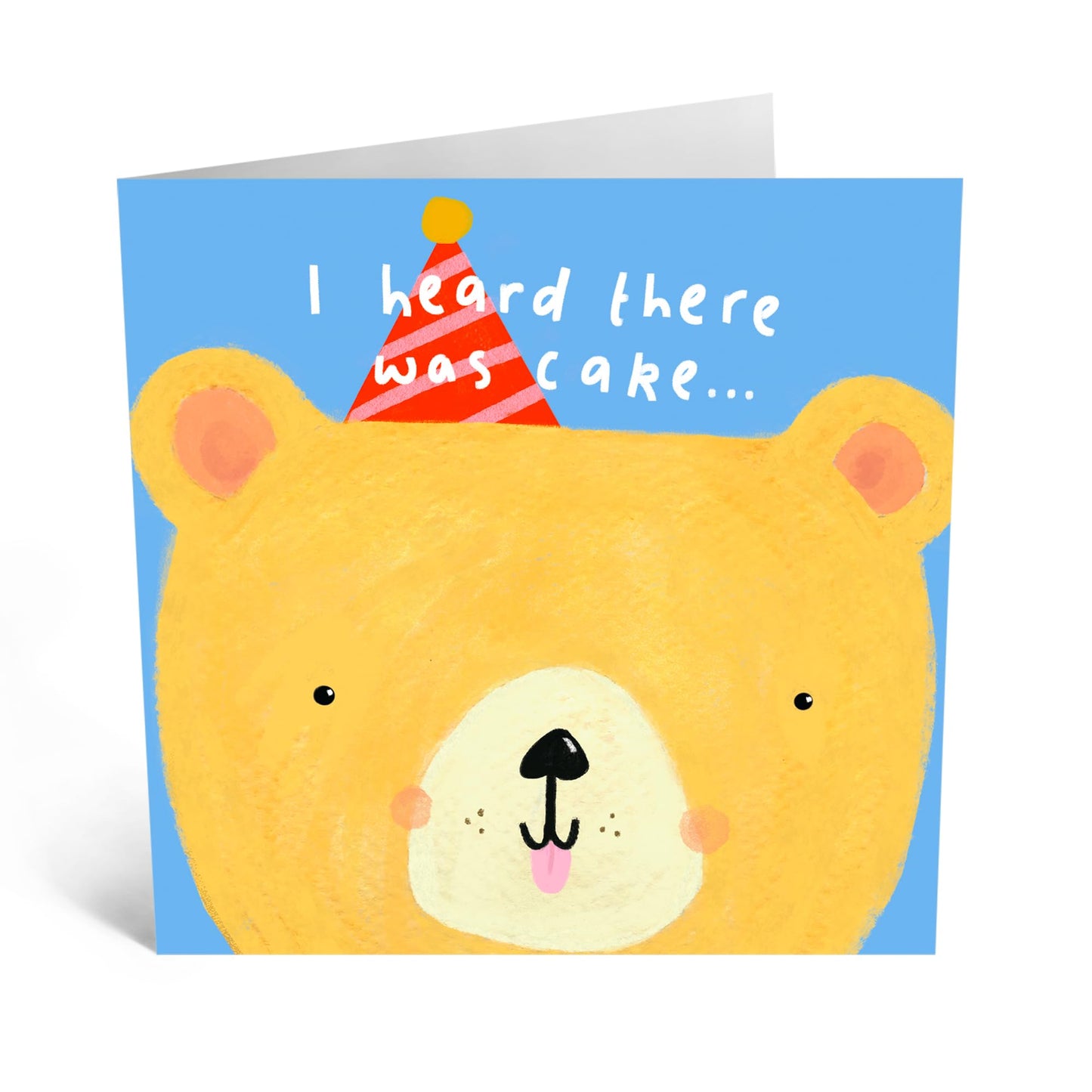 Birthday Greeting Card - 'BEAR CAKE' - Perfect for Any Occasion with an Adorable Bear-Themed - Ideal for Adding Joy and Cuteness to Celebrations on Sweet Birthdays - Comes With Stickers By Central 23