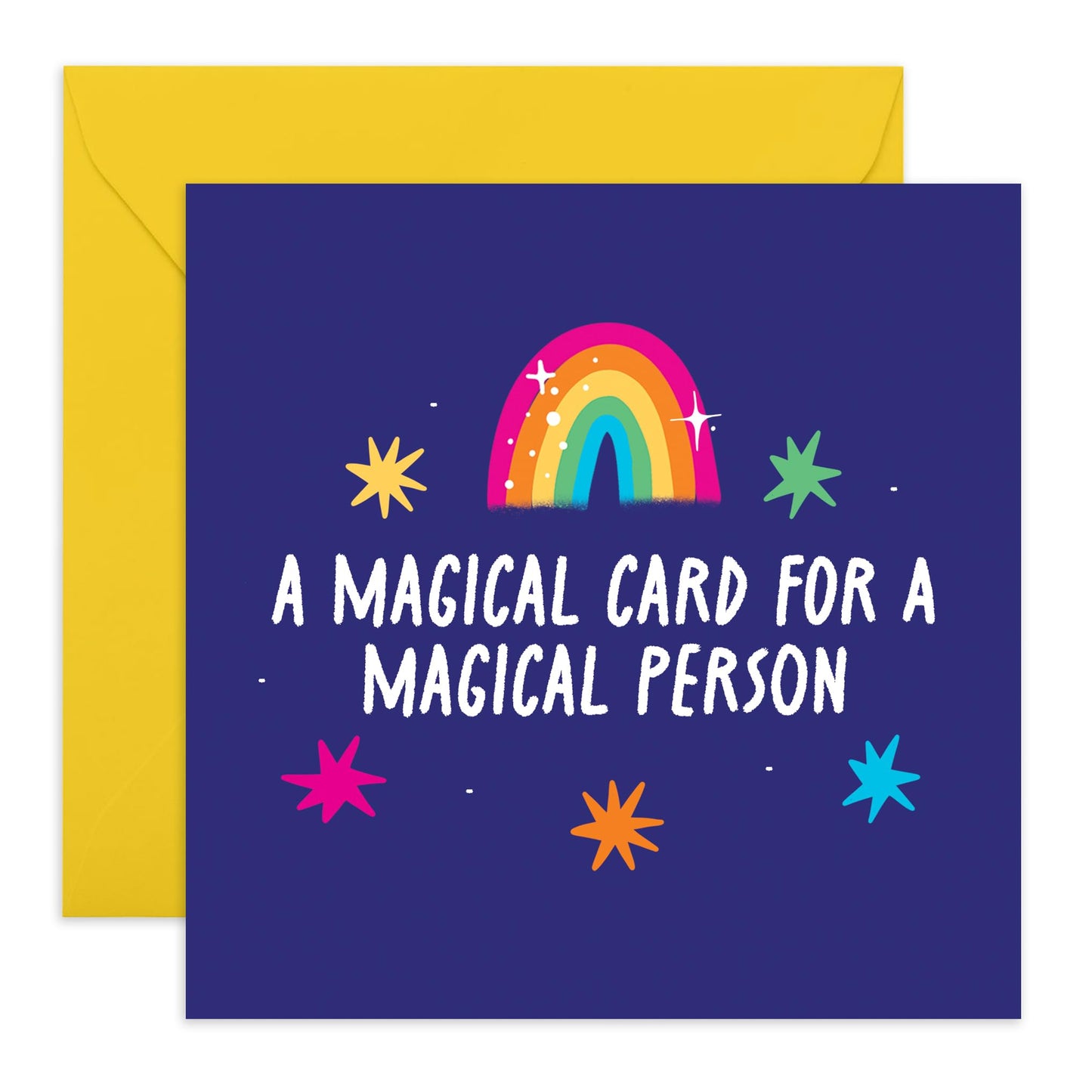 Girls Birthday Cards For Kids - Magical Card - Granddaughter Birthday Cards - Magic Rainbow Glitters Cute - Cheer Up Gifts For Women - Comes With Stickers By Central 23