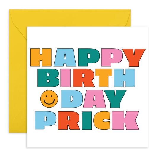 Happy Birthday Card Funny- Gifts For Men And Women - Humourous Greeting Cards For Friends - Cute Birthday Cards For Son Daughter - Banter Joke - Comes With Fun Stickers - By Central 23