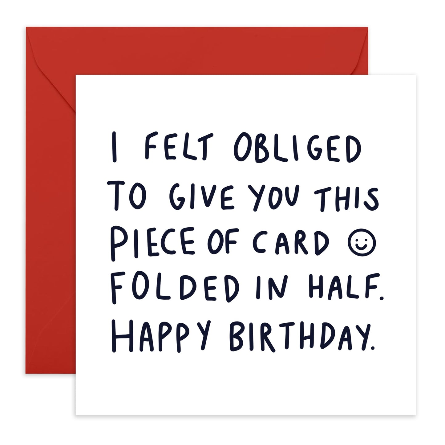 Nephew Birthday Card Funny - I Felt Obliged To Give Your This Card - Humourous Grandson Birthday Card - Gifts For Him Her Men Women - Comes With Fun Stickers By Central 23