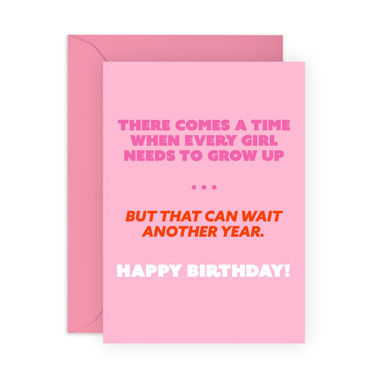 Best Friend Birthday Card - Girls Grow Up Birthday - Sister Birthday Card - Fun Birthday Cards Her - Cheeky Greeting Cards For Her Mum Aunt - Comes With Fun Stickers By Central 23