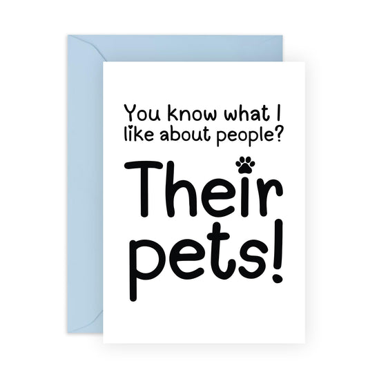 Cute Birthday Card For Pet Owners - 'Like Their Pets' - Gifts for Fur Dad & Mum, Animal Lovers, Besties, Best Friends, BFF, Him, Her, Colleagues, Co-Workers - Cat & Dog - Comes with Fun Stickers