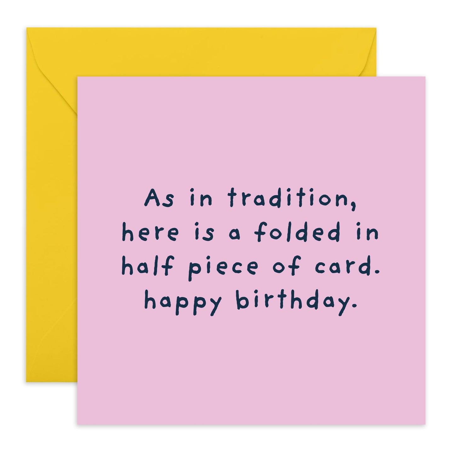 Funny Birthday Cards For Granddaughter - As Is Tradition Here's A Folded Piece Of Card - Sarcastic Greeting Cards For Sister Mum Aunt - Gifts For Her Women - Comes With Fun Stickers By Central 23