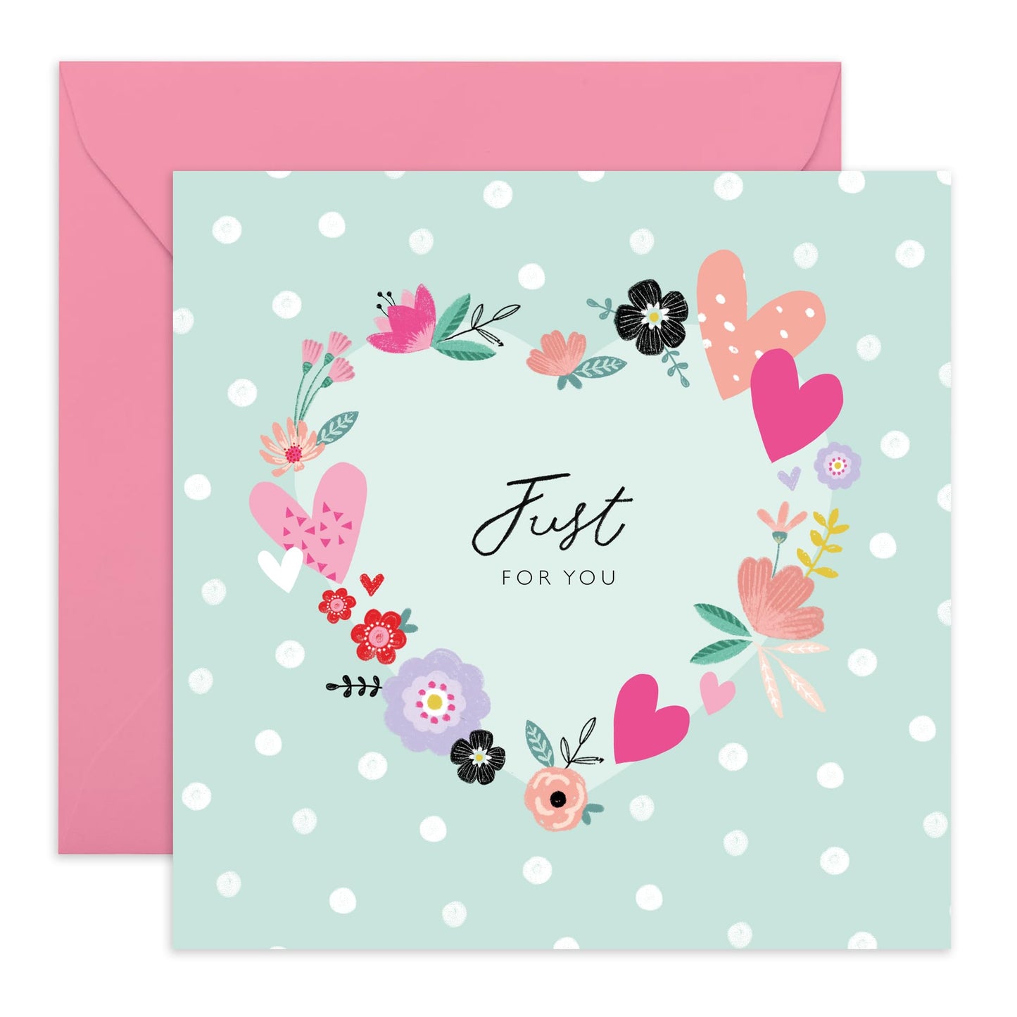 Wedding Cards Congratulations - All Occassion Greeting Card - Just For You - Blank Cards For With Envelope - Birthday, Anniversary, Thank You Gifts For Her Women Mum Nan Aunt - Stickers By Central 23