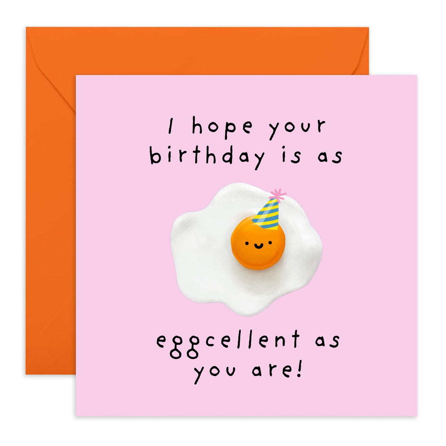 Cheerful Greeting Card - 'EGGCELLENT AS YOU ARE!' - Perfect for Celebrating Special MUMents with Fun and Positivity - Ideal for Friends Family Besties BFFs Sisters - Comes With Stickers By Central 23