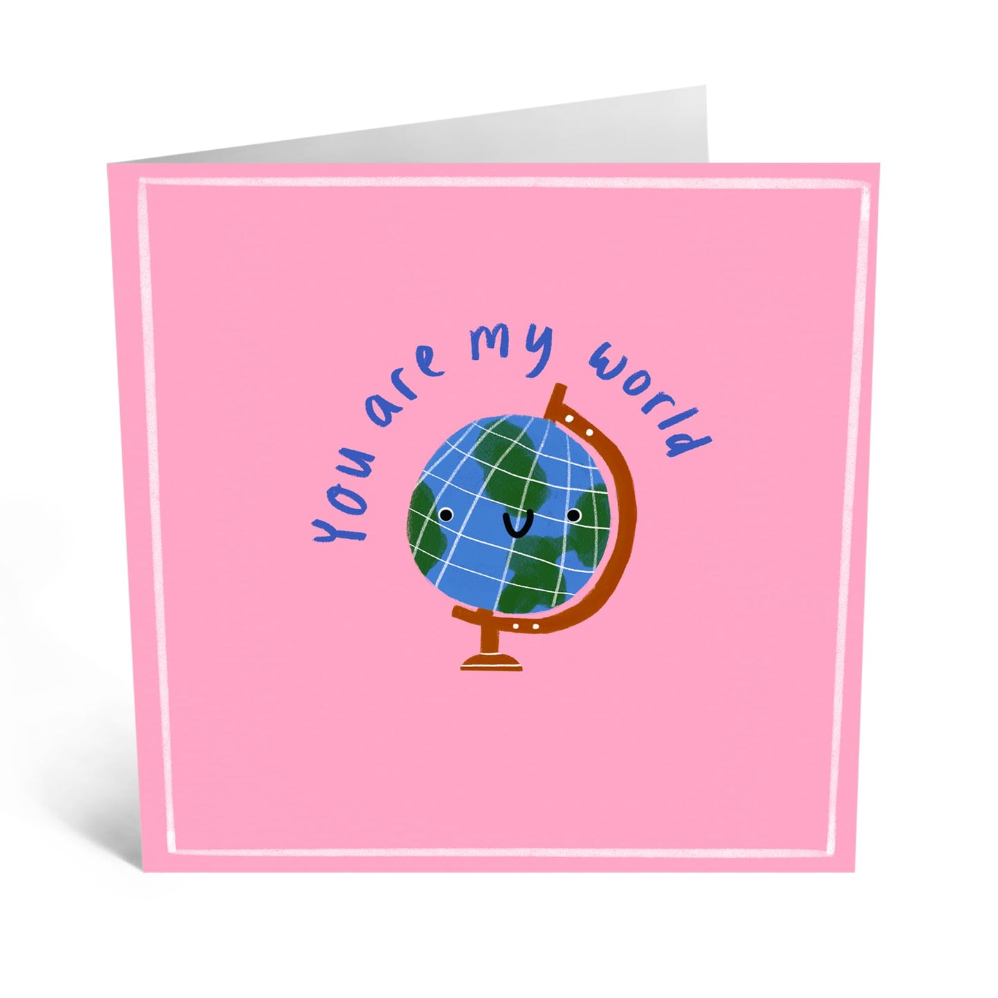 Happy Valentines Cards For Kids Classroom - 'you Are My World' - Thank You I Love You Appreciation Anniversary Card For Boyfriend Girlfriend - Love Gifts For Her Him - Comes With Cute Stickers