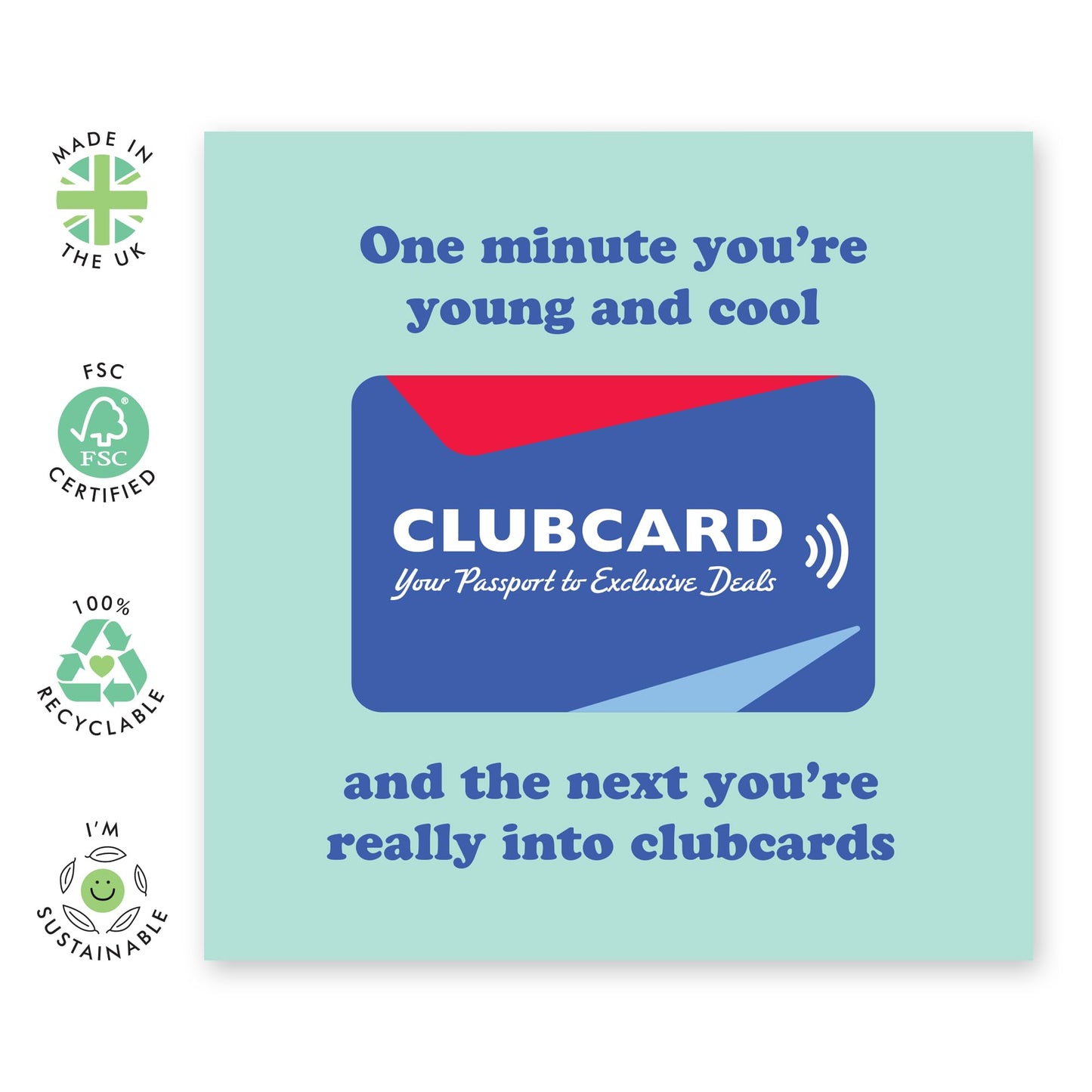 Funny Birthday Cards For Men Women - Clubcard Points - Girlfriend Birthday Card For Her - Funny Wife Birthday Cards - Cheeky Gifts For Her Him They - Comes With Fun Stickers By Central 23