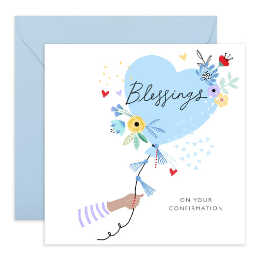 Congratulations On Your Confirmation Card - Blessings On Your Confirmation - Catholic Greeting Cards For Men Women - Confirmation Gifts For Teen Girls Kids - Comes With Stickers - By Central 23