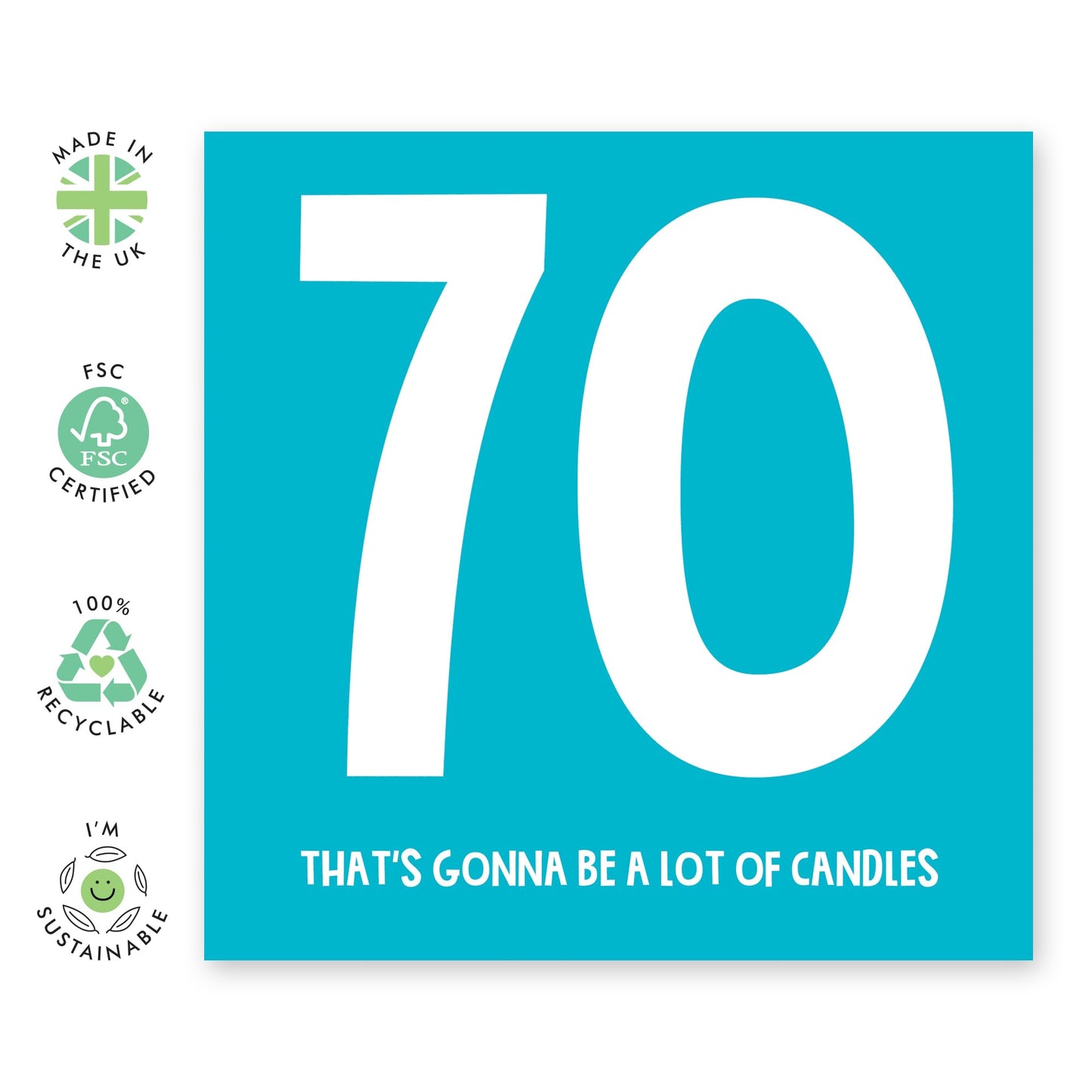 A LOT OF CANDLES