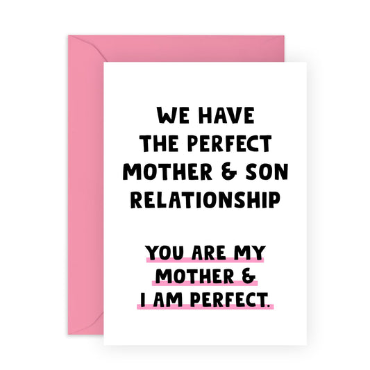 Mum's Heartfelt Birthday Card - Mother Son Relationship - Gifts for Her, Mummy, Ma, Mama, Family - Mothers Day Card From Son - Thank You and Appreciation Presents - Comes With Stickers