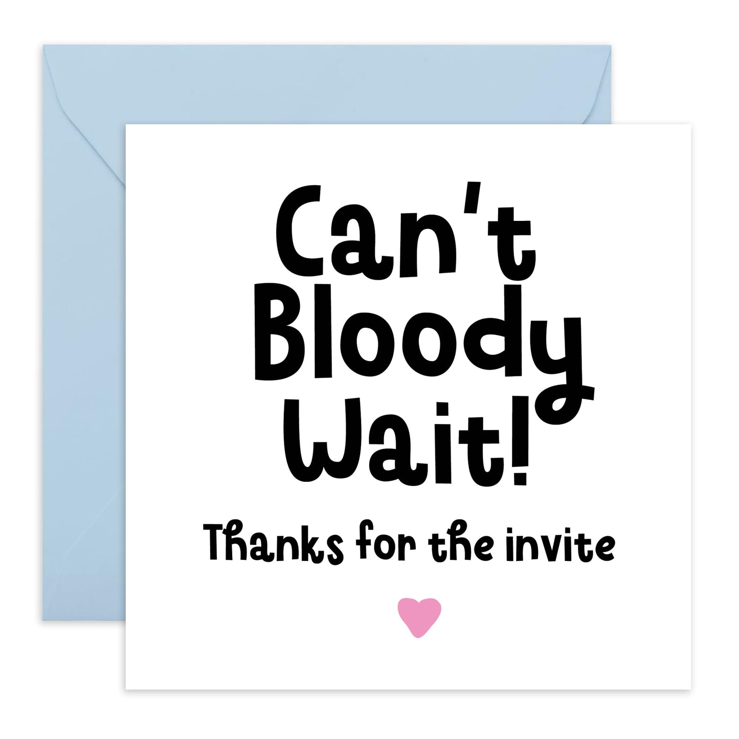 Congrats On You New Home Card - Can't Bloody Wait! - Congratulations Card - Passed Driving Test Card - Affirmation Gifts For Women Him Her - Comes With Stickers By Central 23