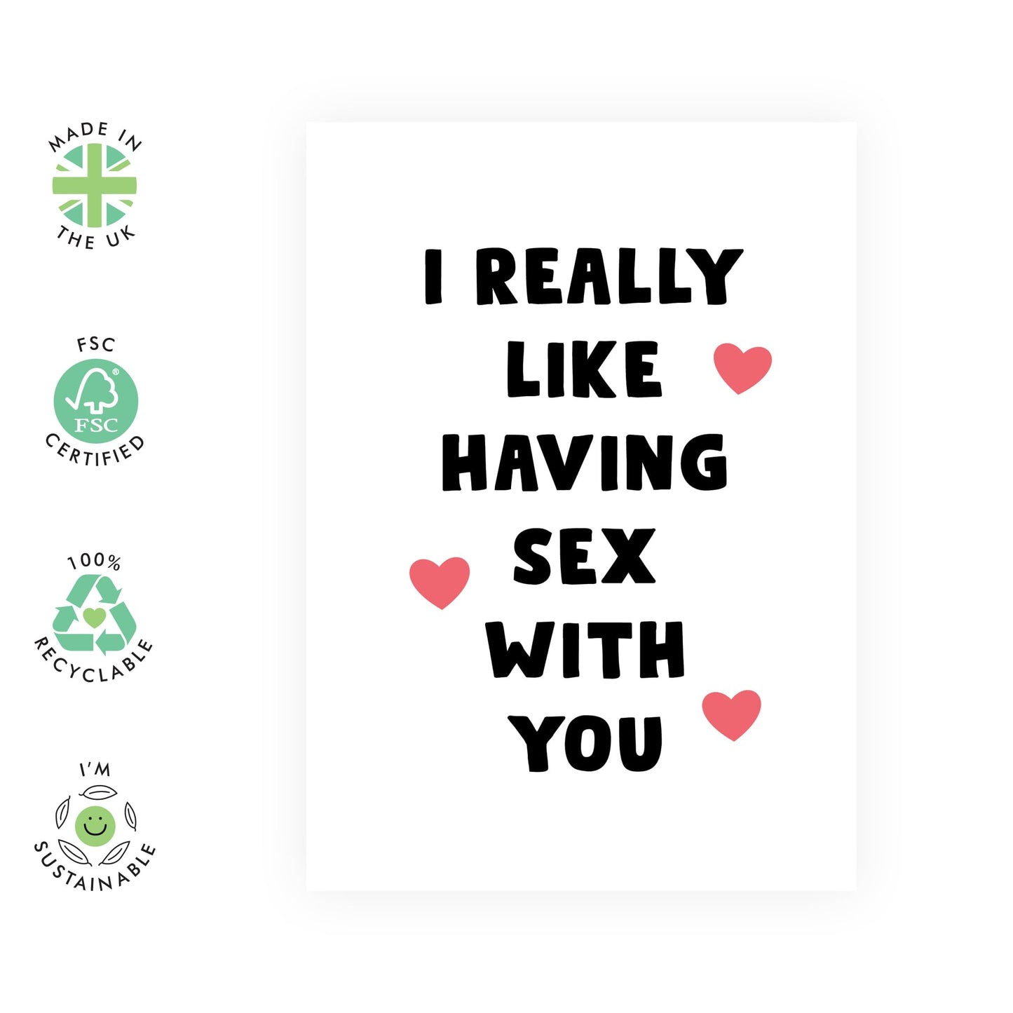 Funny Birthday Card For Adult Men Women - Anniversary Card For Him - Rude Gifts For Husband Wife - Naughty Valentines Card For Boyfriend Girlfriend Couples - Comes With Stickers - By Central 23